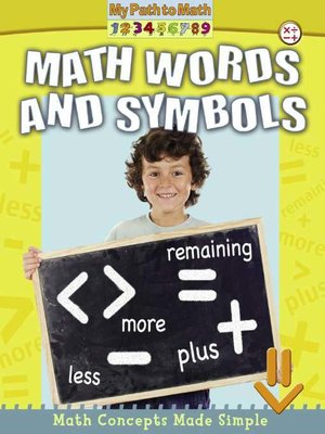 cover image of Math Words and Symbols